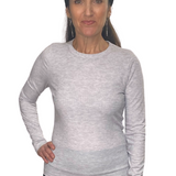 Classic Cotton Ribbed Long Sleeve Top