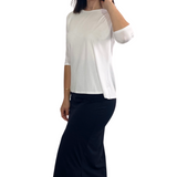 Long Super Stretchy Fitted Maxi Skirt with Side Slits