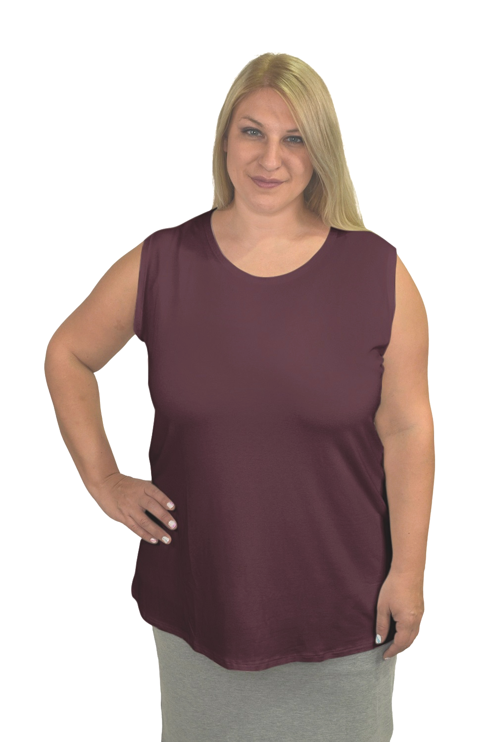 Premium Sleeveless Shell Top with Full Shoulder Coverage - Layering Tank Top