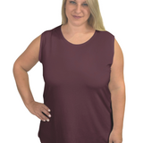 Premium Sleeveless Shell Top with Full Shoulder Coverage - Layering Tank Top