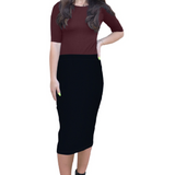 Mid-Calf Pencil Skirt - Versatile Classic