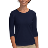 Womens 3/4 Sleeve Shell Top