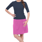 Athletic Sports Skirt / Swim Skirt With Spandex Shorts For Women