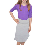 Sports Skirt Slight A Line Cotton Spandex Skirt for Girls