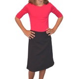 Sports Skirt Slight A Line Cotton Spandex Skirt for Girls