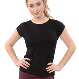 Cap Sleeve Layering Tee for Women