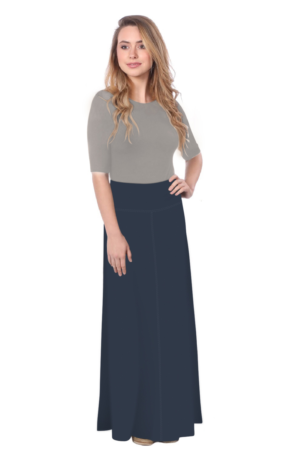 Maxi Skirt for Womens Flowing A-line