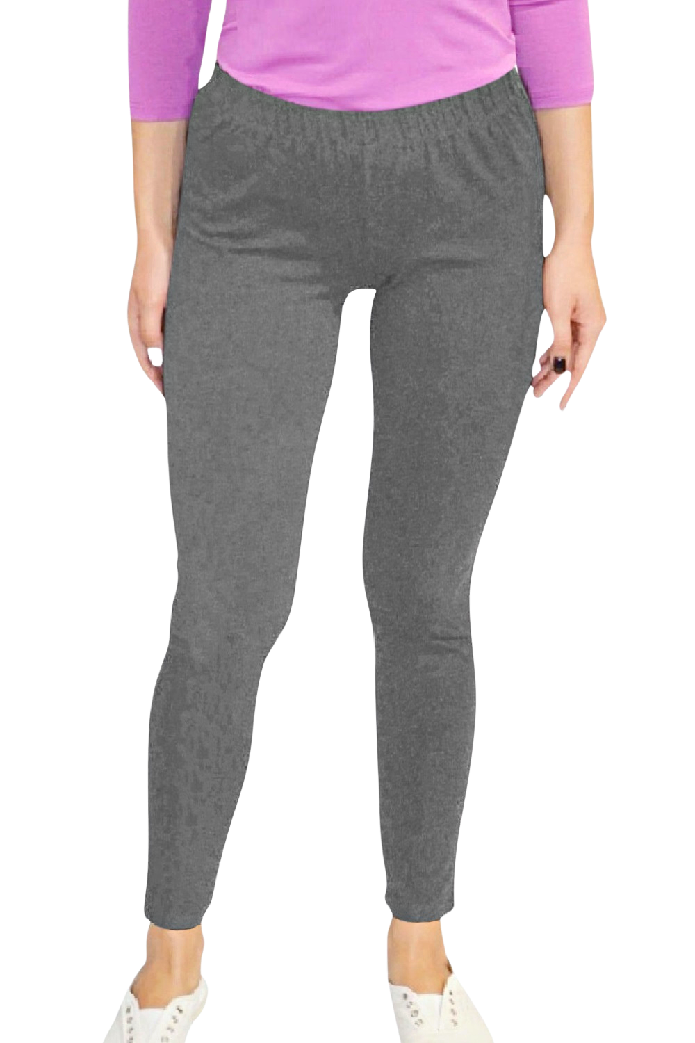 Cotton Spandex Full Length Leggings 10% Spandex for Women