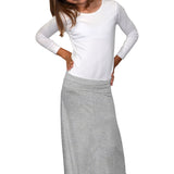 Maxi Skirt for Girls Flowing A-line