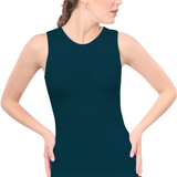 Premium Sleeveless Shell Top with Full Shoulder Coverage - Layering Tank Top