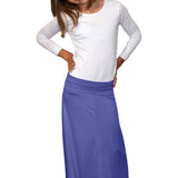 Maxi Skirt for Girls Flowing A-line