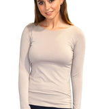 Essential Round-Neck Layering Top - Long Sleeve