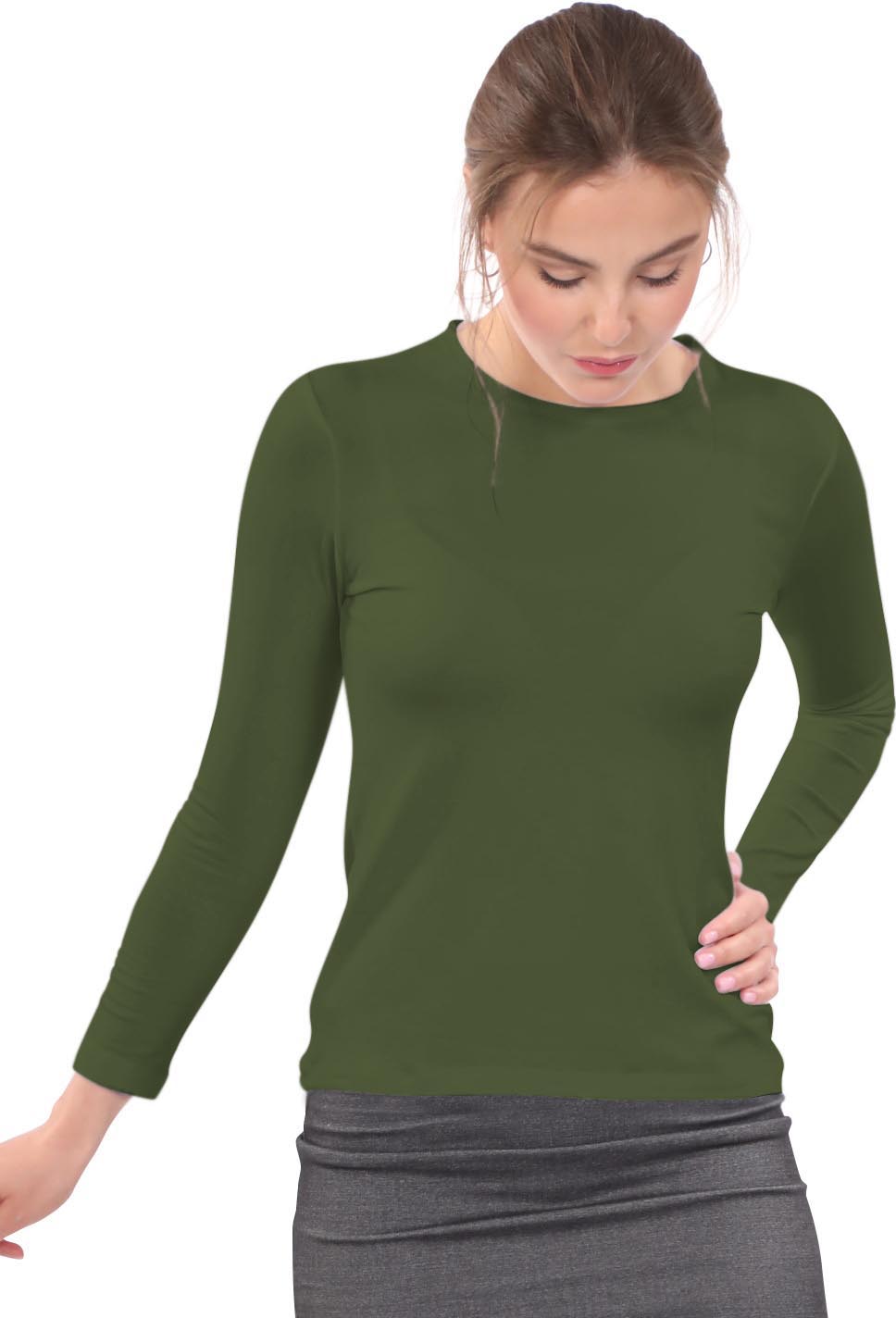 Womens Shell Top Long Sleeve