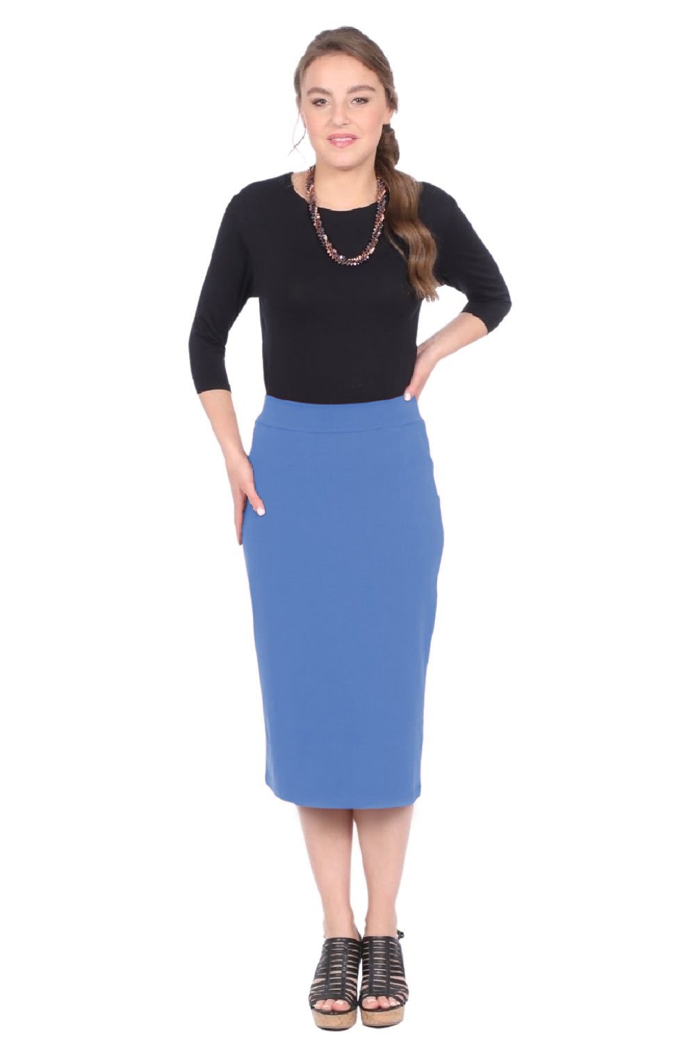 Mid-Calf Pencil Skirt - Versatile Classic