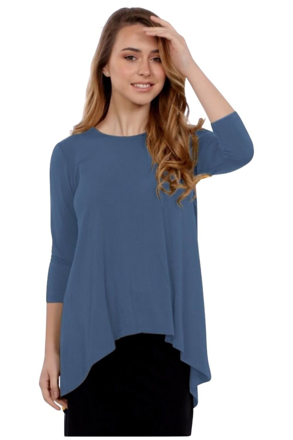 High-Low Tunic with Modern Comfort