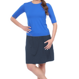 Athletic Sports Skirt / Swim Skirt With Spandex Shorts For Women