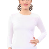 Modest Crew Neck Layering Shell - Long Sleeve Comfort Layer