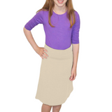 Sports Skirt Slight A Line Cotton Spandex Skirt for Girls