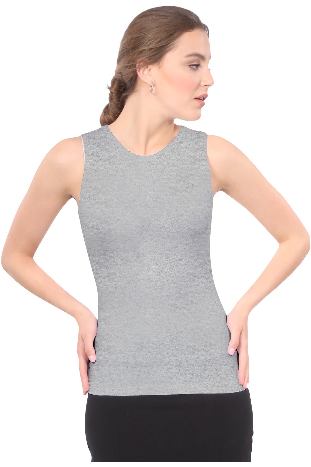 Premium Sleeveless Shell Top with Full Shoulder Coverage - Layering Tank Top