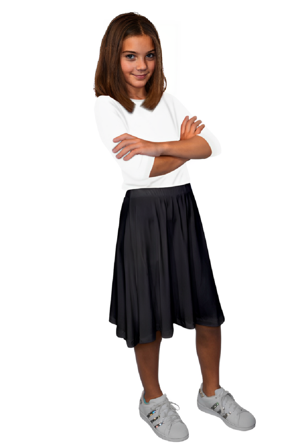 Girls' Twirl Skater Skirt - Knee Length