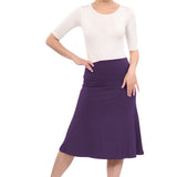 Knee Length A-Line Skirt for Women