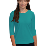 Womens 3/4 Sleeve Shell Top