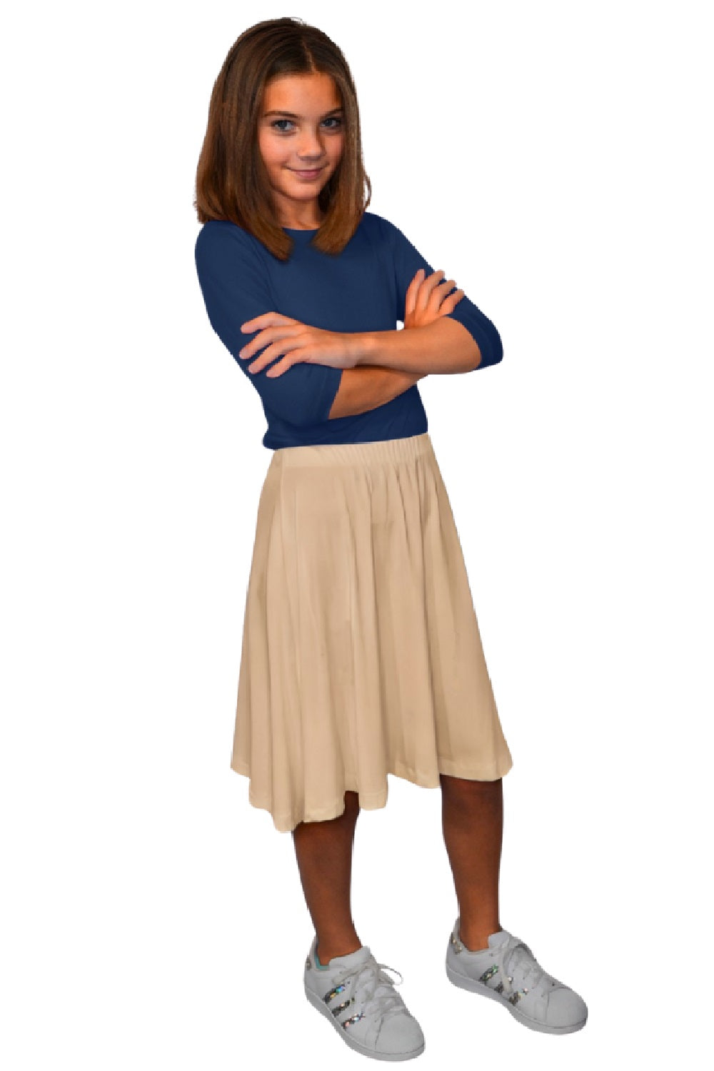 Girls' Twirl Skater Skirt - Knee Length