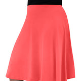 Knee Length Skater Skirt with Full A-line Cut for Women