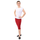 Cap Sleeve Layering Top with Modest Crew Neck - Comfort Basics