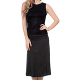 Knee Length A-Line Skirt for Women