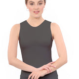 Premium Sleeveless Shell Top with Full Shoulder Coverage - Layering Tank Top