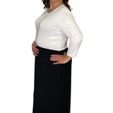 Long Dressy Skirt for Plus Sized Women