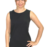 Ultimate Modest Cotton Tank Top with High Neckline